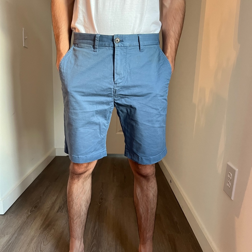 Blue shorts